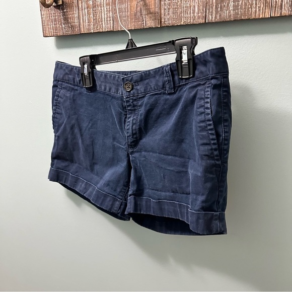 Banana Republic | City Chino Shorts | Size 4P Navy Blue - Picture 11 of 11